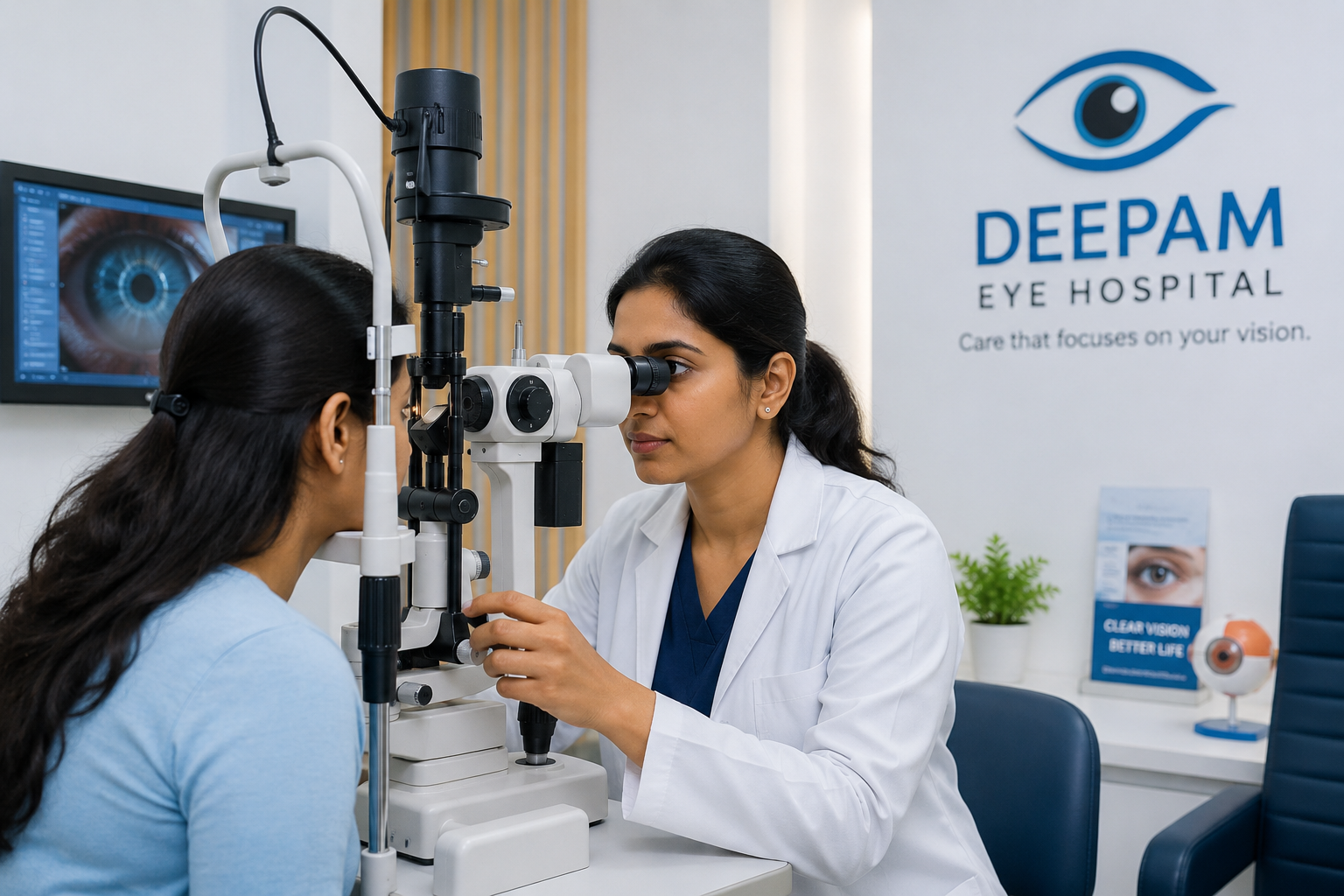 Eye care and treatment at Deepam Eye Hospital